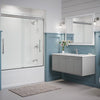 Kohler 63-9/16" H sliding bath door with 5/16"-thick glass