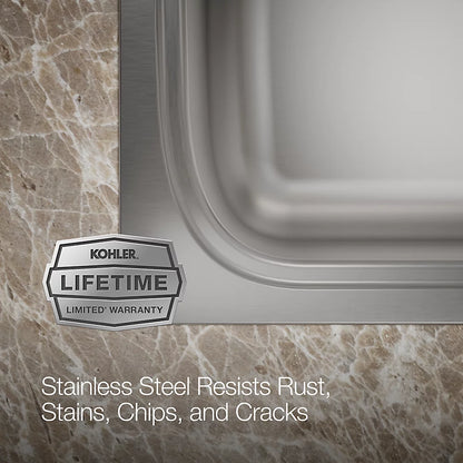 Kohler Verse™ 33" top-mount single-bowl kitchen sink