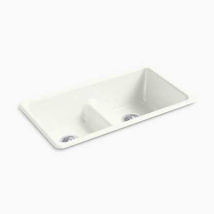 Kohler Smart Divide® 33" top-/undermount double-bowl kitchen sink