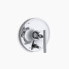 Kohler Rite-Temp® valve trim with push-button diverter and lever handle