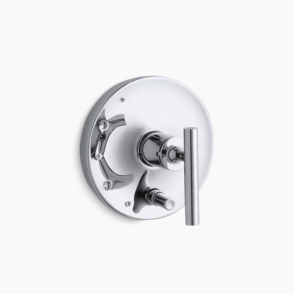 Kohler Rite-Temp® valve trim with push-button diverter and lever handle