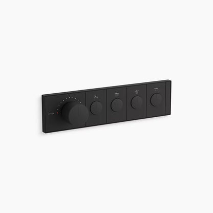 Kohler Four-outlet recessed mechanical thermostatic valve control