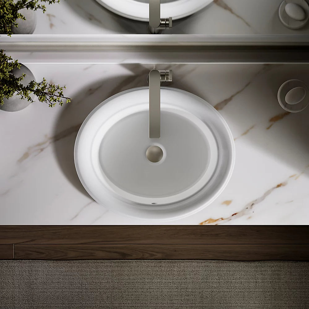 Kohler 21" oval drop-in bathroom sink
