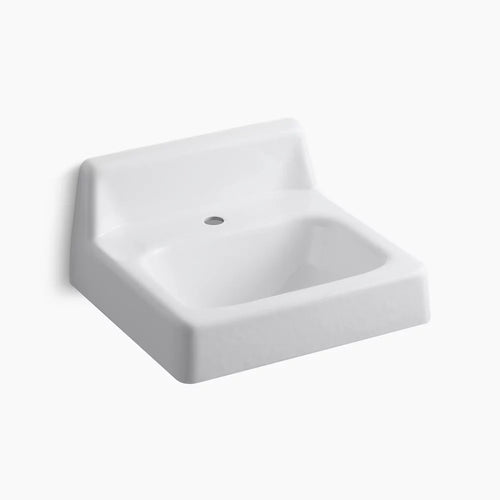 Kohler 19" rectangular wall-mount bathroom sink