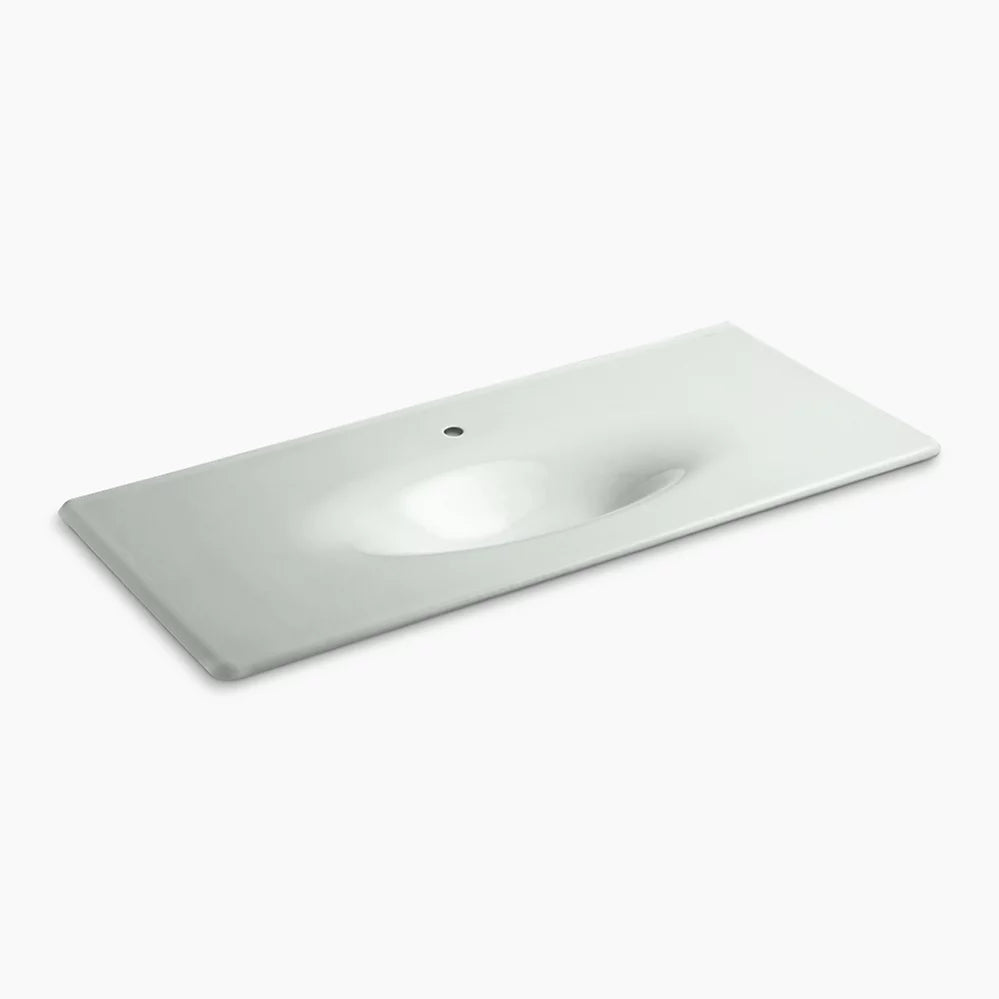 Kohler 49" Enameled cast iron vanity top with integrated oval sink