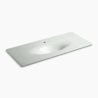 Kohler 49" Enameled cast iron vanity top with integrated oval sink