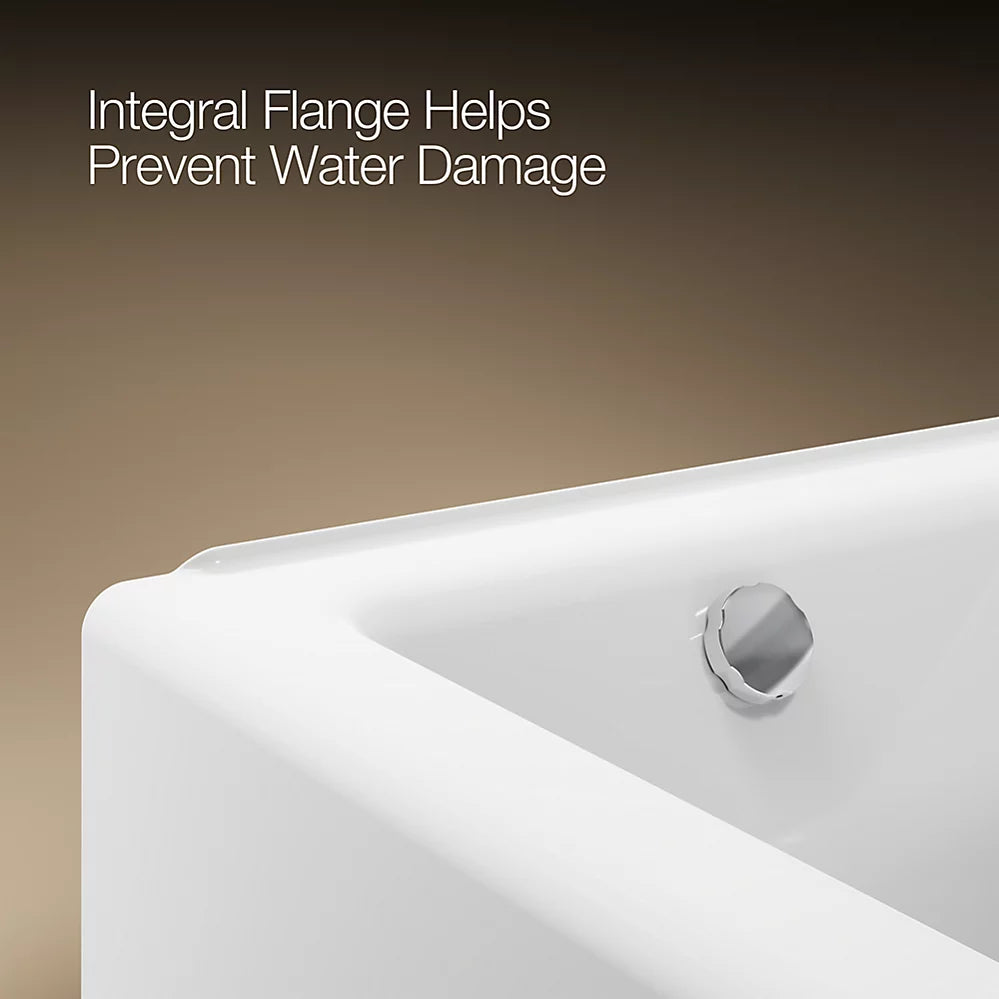 Kohler Bellwether® 60" x 32" alcove bath, left drain