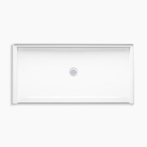 Kohler 62" x 31" alcove shower base, center drain