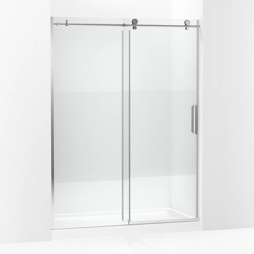 Kohler 78" sliding shower door with 3/8"-thick glass