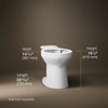 Kohler Cimarron® Elongated toilet bowl Comfort Height