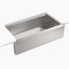 Kohler 35-1/2" undermount single-bowl farmhouse workstation kitchen sink
