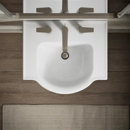 Kohler 21" rectangular pedestal bathroom sink