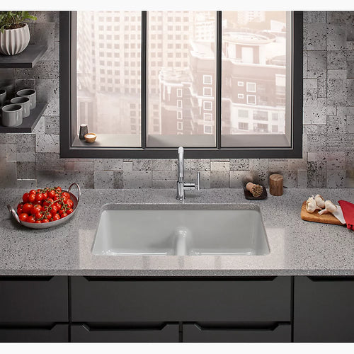 Kohler Smart Divide® 33" top-/undermount double-bowl kitchen sink