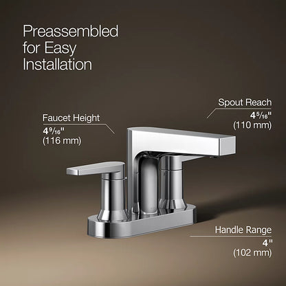 Kohler Centerset bathroom sink faucet, 1.2 gpm