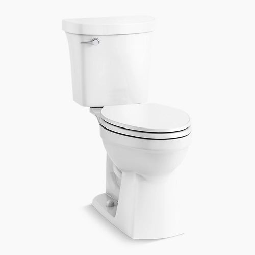 Kohler The Complete Solution® two-piece elongated toilet, 1.28 gpf