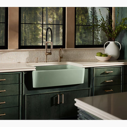 Kohler 34" undermount single-bowl farmhouse kitchen sink