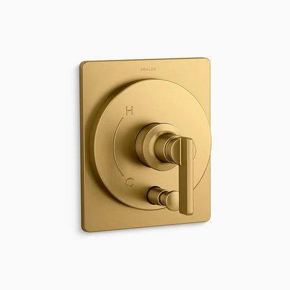 Kohler Rite-Temp® valve trim with push-button diverter
