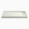 Kohler 60" x 32" alcove shower base, right offset drain
