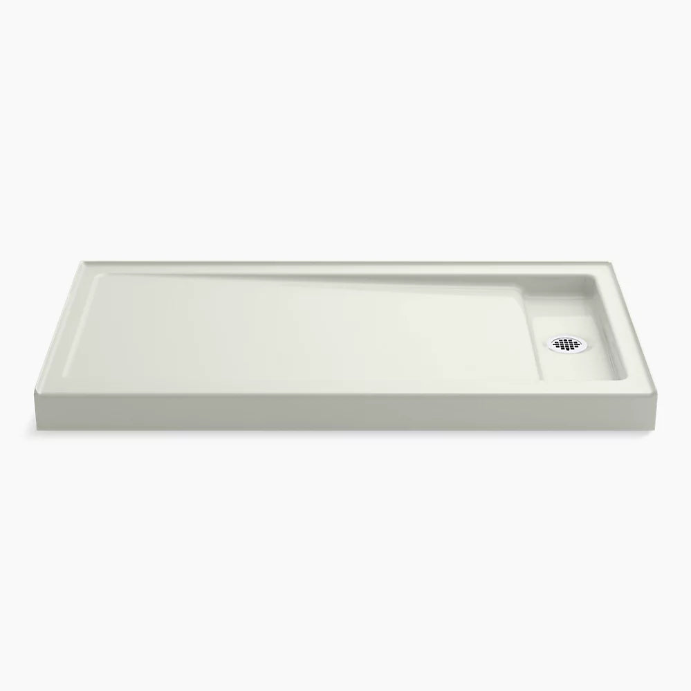 Kohler 60" x 32" alcove shower base, right offset drain