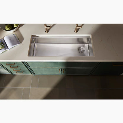 Kohler Strive® 44" undermount single-bowl workstation kitchen sink