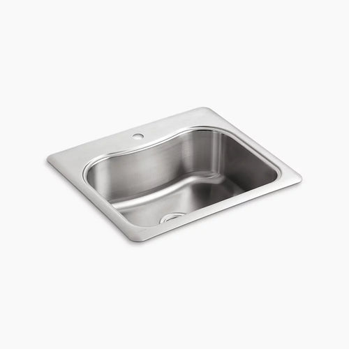 Kohler Staccato™ 25" top-mount single-bowl kitchen sink