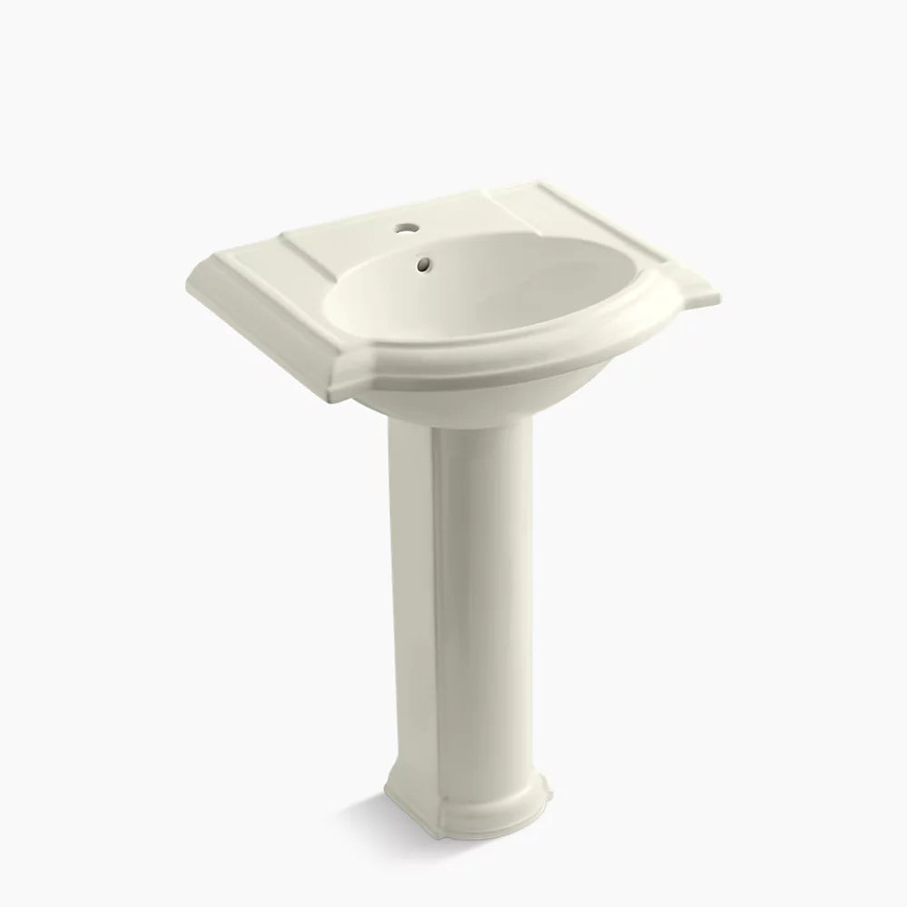 Kohler 24-1/4" rectangular pedestal bathroom sink