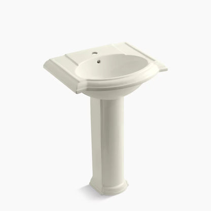 Kohler 24-1/4" rectangular pedestal bathroom sink