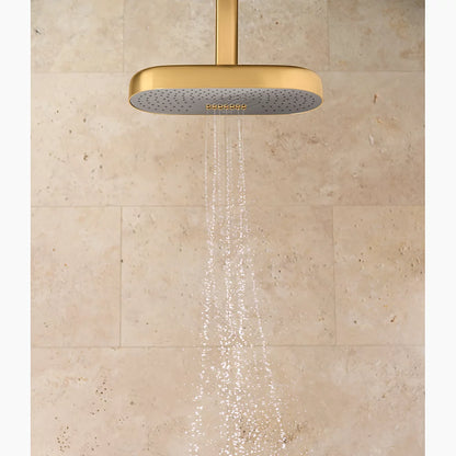 Kohler Oblong 18" two-function rainhead, 2.5 gpm