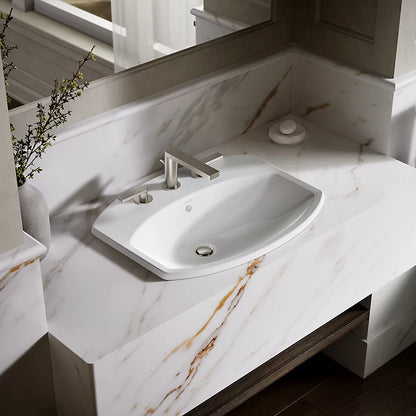 Kohler 22-3/4" rectangle drop-in bathroom sink