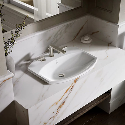 Kohler 22-3/4" rectangle drop-in bathroom sink