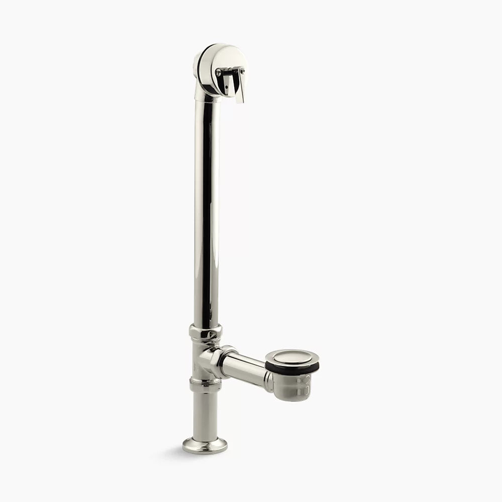 Kohler 1-1/2" pop-up bath drain for above- and through-the-floor freestanding bath installations