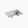 Kohler 23" undermount single-bowl workstation kitchen sink