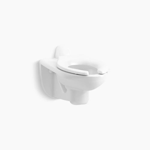 Kohler Wall-mount toilet bowl with rear spud, 1.28 or 1.6 gpf
