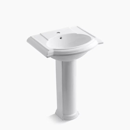 Kohler 24-1/4" rectangular pedestal bathroom sink