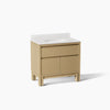 Kohler Solive Cabinet and Quartz Top 36-Inch Single-Sink Bathroom Vanity