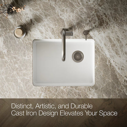 Kohler Riverby® 25" undermount single-bowl kitchen sink