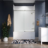 Kohler 62" H sliding bath door with 3/8"-thick glass