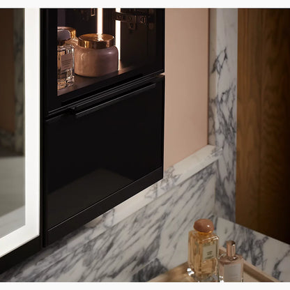 Kohler 12" x 32" framed medicine cabinet, left-hinged