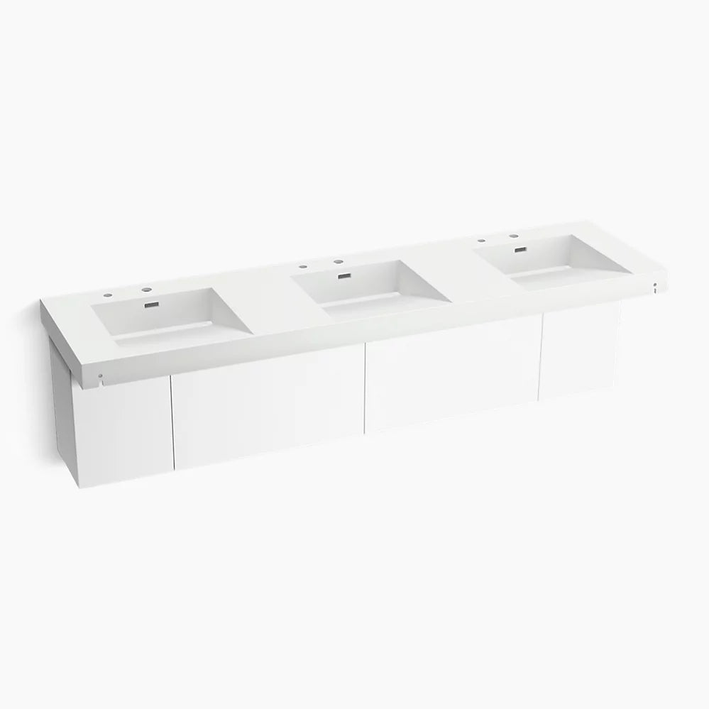 Kohler 90" wall-mount basin lavatory system