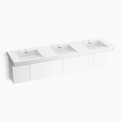 Kohler 90" wall-mount basin lavatory system