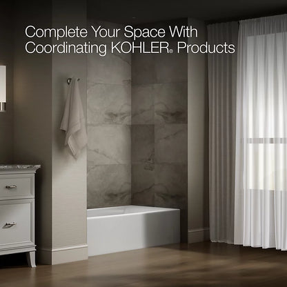 Kohler Entity 60" x 30" alcove bath, left drain