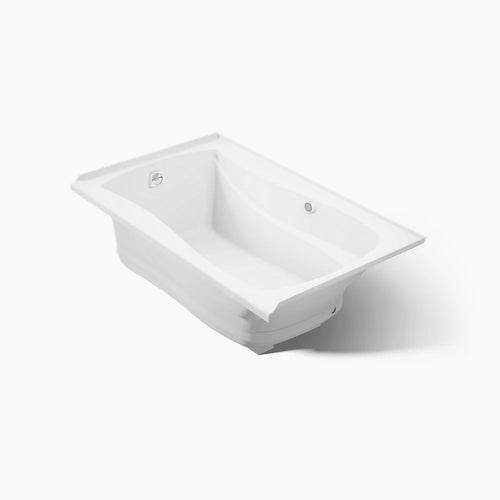 Kohler Mariposa Heated Bubblemassage Air Bath With Bask Heated Surface Left Drain 60 x 36-Inch Alcove Bathtub