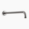 Kohler 19" wall-mount single-function rainhead arm and flange