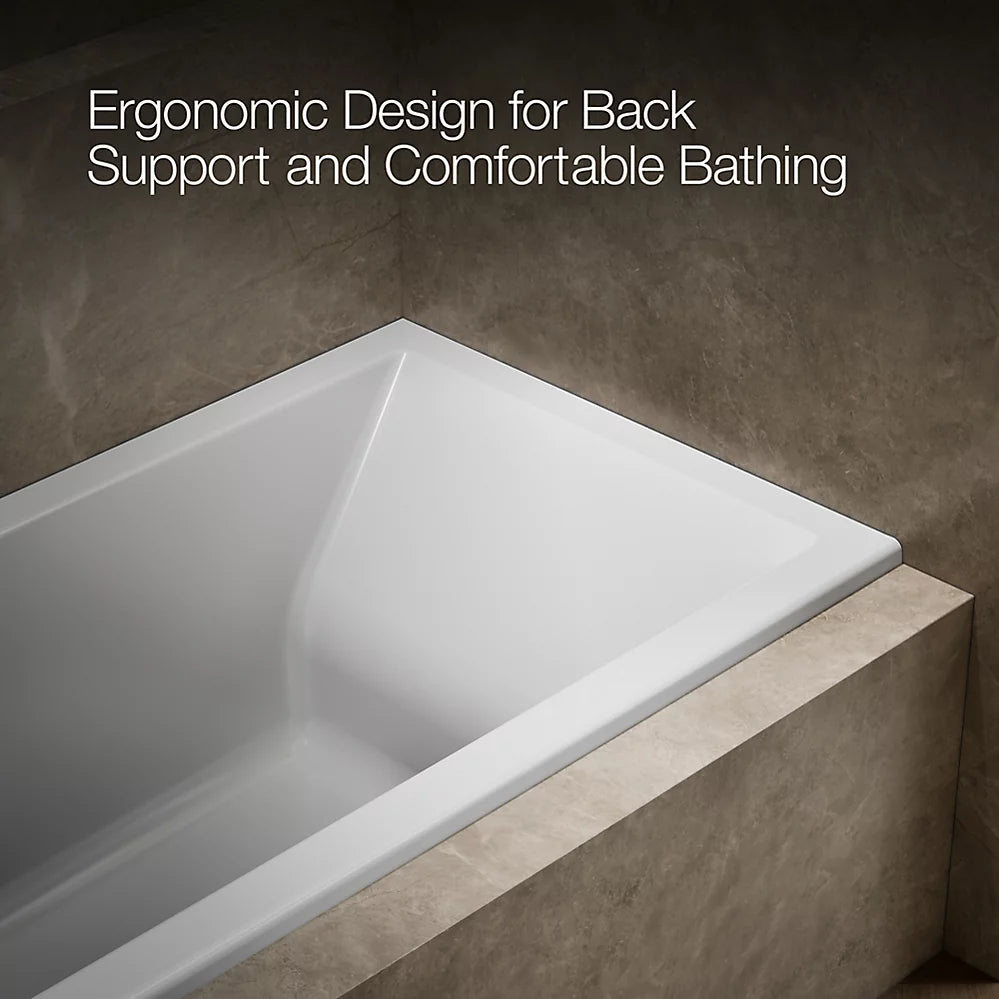 Kohler Underscore 60" x 30" Alcove bath, left drain