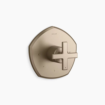 Kohler MasterShower® temperature control valve trim with cross handle