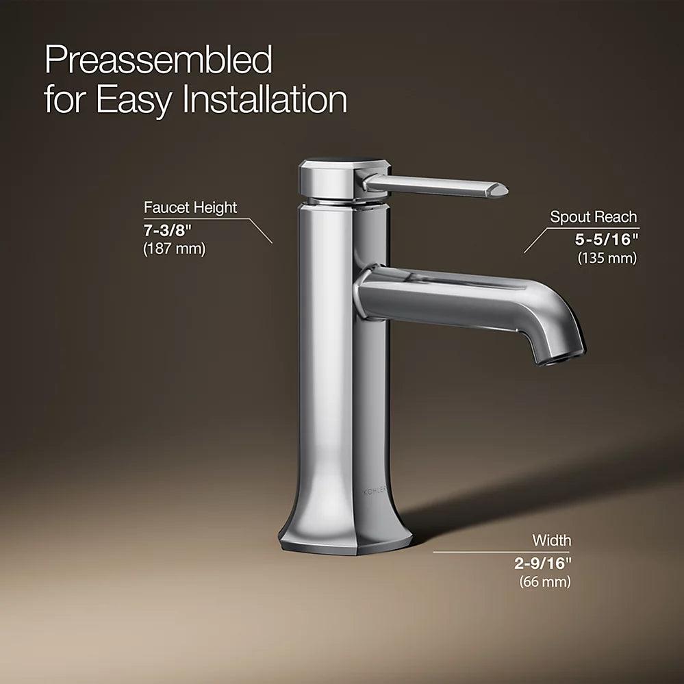 Kohler Single-handle bathroom sink faucet, 1.0 gpm
