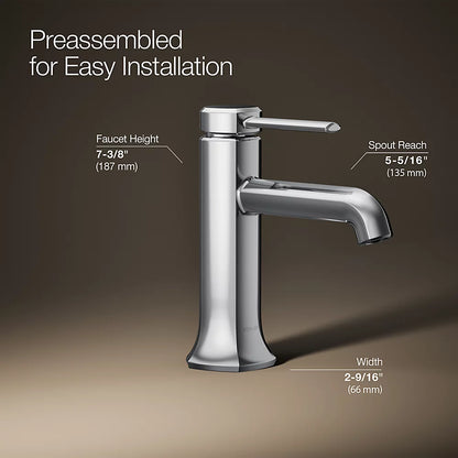 Kohler Single-handle bathroom sink faucet, 1.0 gpm