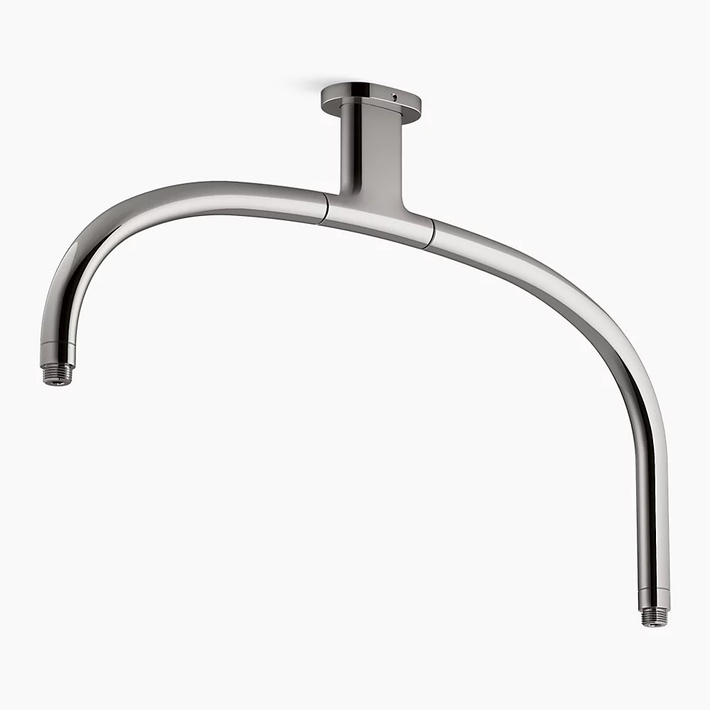 Kohler Ceiling-mount single-function dual rainhead arm