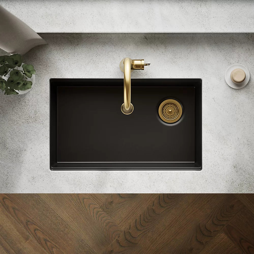 Kohler Billings® 29" undermount single-bowl workstation kitchen sink