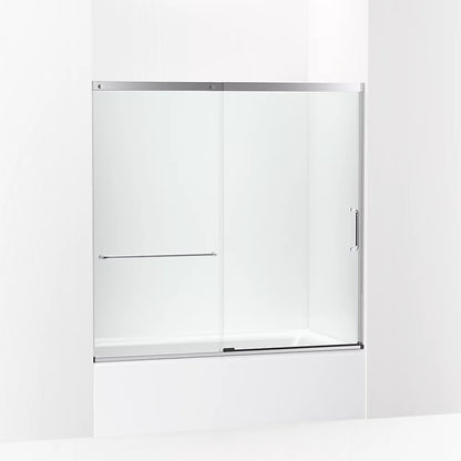 Kohler 56-3/4" H sliding bath door with 1/4"-thick glass